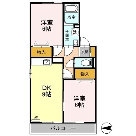 スーペリア・デュオの物件間取画像